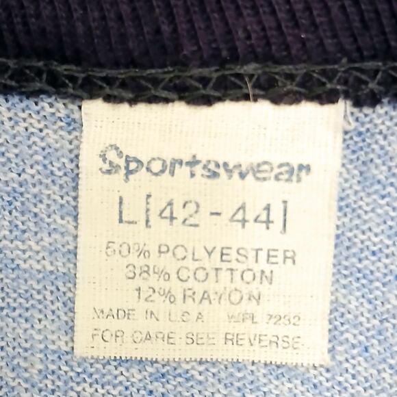 Sportswear VTG SZ L Colorado Single Stitch RingerTee Blue/Navy Blue Unisex - Picture 4 of 8